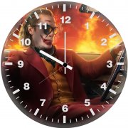 joker movie bosslogic art 50 wall clock