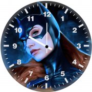 amber ever myers as batgirl 35 wall clock