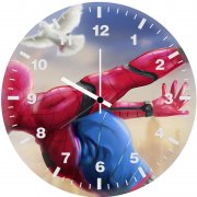spiderman ready for day o6 wall clock