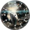 wonder woman and aquaman 6n wall clock