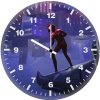 spiderman into the spider verse artworks ds wall clock