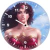 newart wonder woman iv wall clock