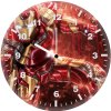 colorful iron man art xa wall clock