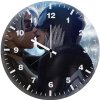spider man get the cat cz wall clock