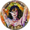 wonder woman painting art it wall clock