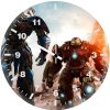 optimus prime and hulk buster 0l wall clock