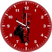 deadpool minimalist cl wall clock