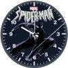 marvel black spiderman 6v wall clock