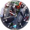 spider verse artworks fc wall clock