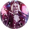 harley quinn evil smile 3x wall clock
