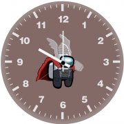 thor among us minimal oy wall clock