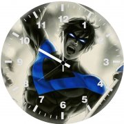 nightwing artwork wu wall clock