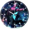 deadpool as john wick 6g wall clock