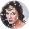 gal gadot wonder woman colored pencil art xx wall clock