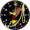 wonder woman minimalism 5d wall clock