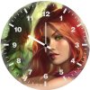 poison ivy artwork av wall clock