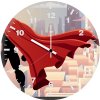 omega superhero qd wall clock