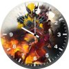 deadpool and wolverine in a chaotic world qb wall clock