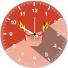 flash mask minimal ux wall clock