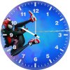 spider man miles web shooter artwork hq wall clock