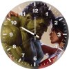 hulk and red she hulk in love i6 wall clock