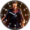 superman above earth fm wall clock
