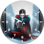 superman trapped in mirror cage ka wall clock