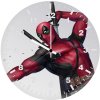 deadpool with gun art 56 wall clock