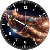 iron man unstoppable rage 50 wall clock
