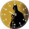 batman in yellow dg wall clock
