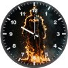 batman on fire md wall clock
