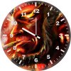 hellboy smoking fn wall clock