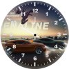 black panther chevrolet camaro racing 0r wall clock