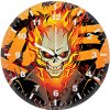 ghost rider comic poster hu wall clock
