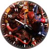 spiderman and carnage artwork 5n wall clock