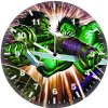 hulk digital art b7 wall clock