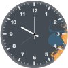 ghost rider minimalism ob wall clock
