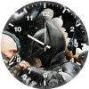 batman and bane art 6o wall clock