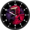 red venom dark d5 wall clock