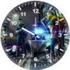 drunk wolverine um wall clock