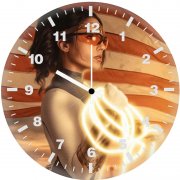 diana prince agent suit vs wall clock