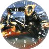 ghost rider on bike cs wall clock