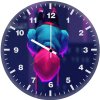 miles morales upside down sd wall clock