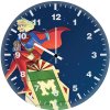 supergirl against the setting sun 1d wall clock