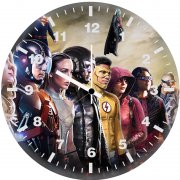 dc cw all superheroes gs wall clock