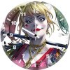 harley quinn baseball rt wall clock