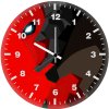 red hood minimalism we wall clock
