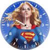 supergirl flying above rb wall clock
