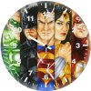 justice league heroes fanart 0m wall clock