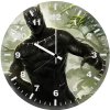 black panther artwork 1i wall clock